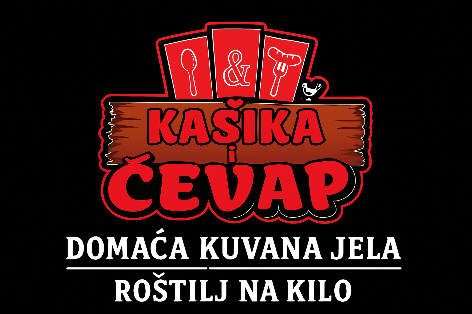 Kašika i Ćevap znak